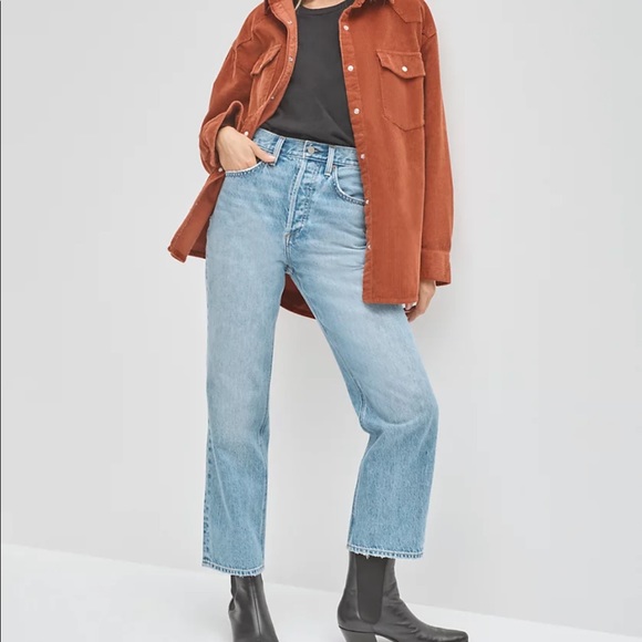 Denim Forum Pants - ARITZIA THE JONI HIGH RISE LOSE